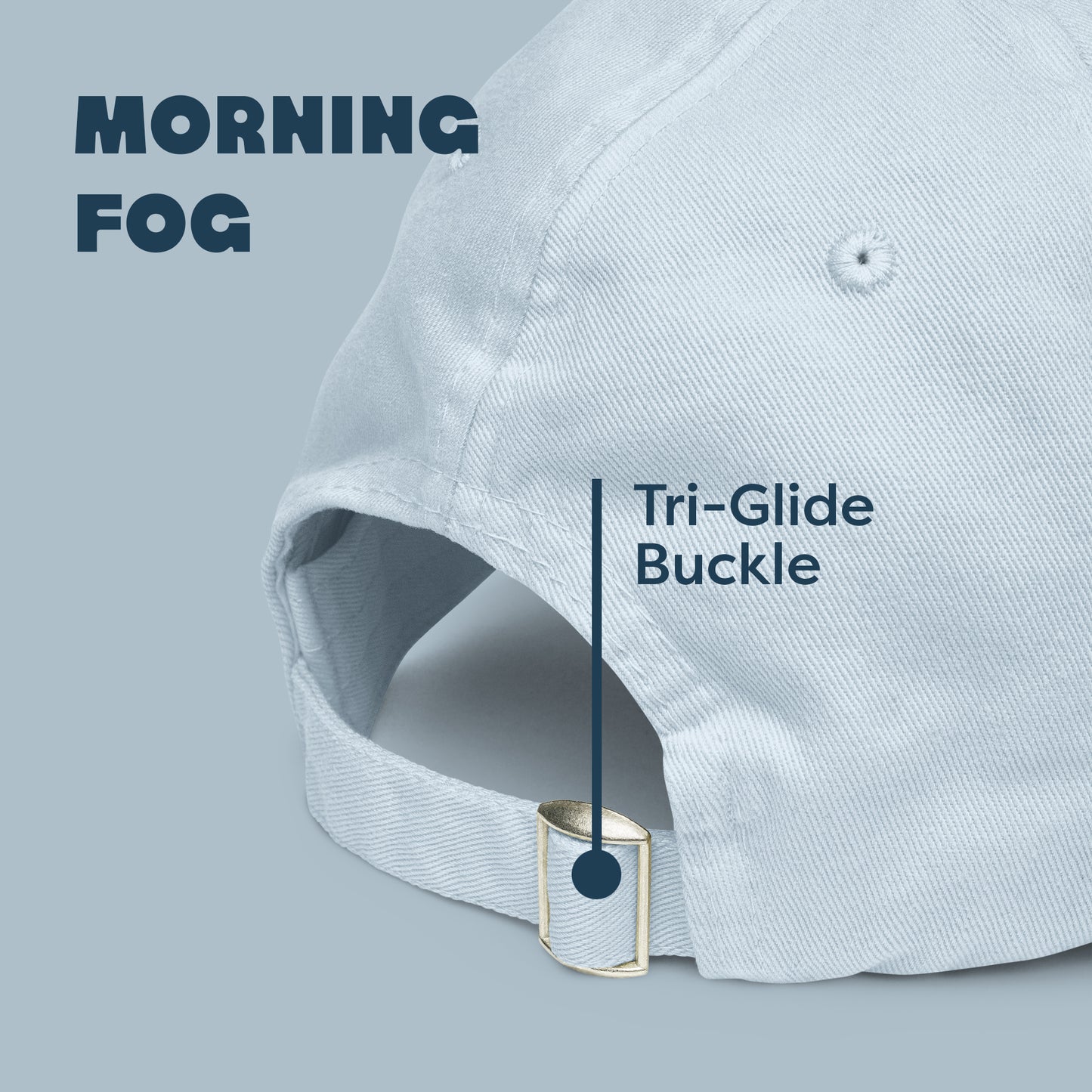 🌊 Lake It Easy Chino Hat (Morning Fog)