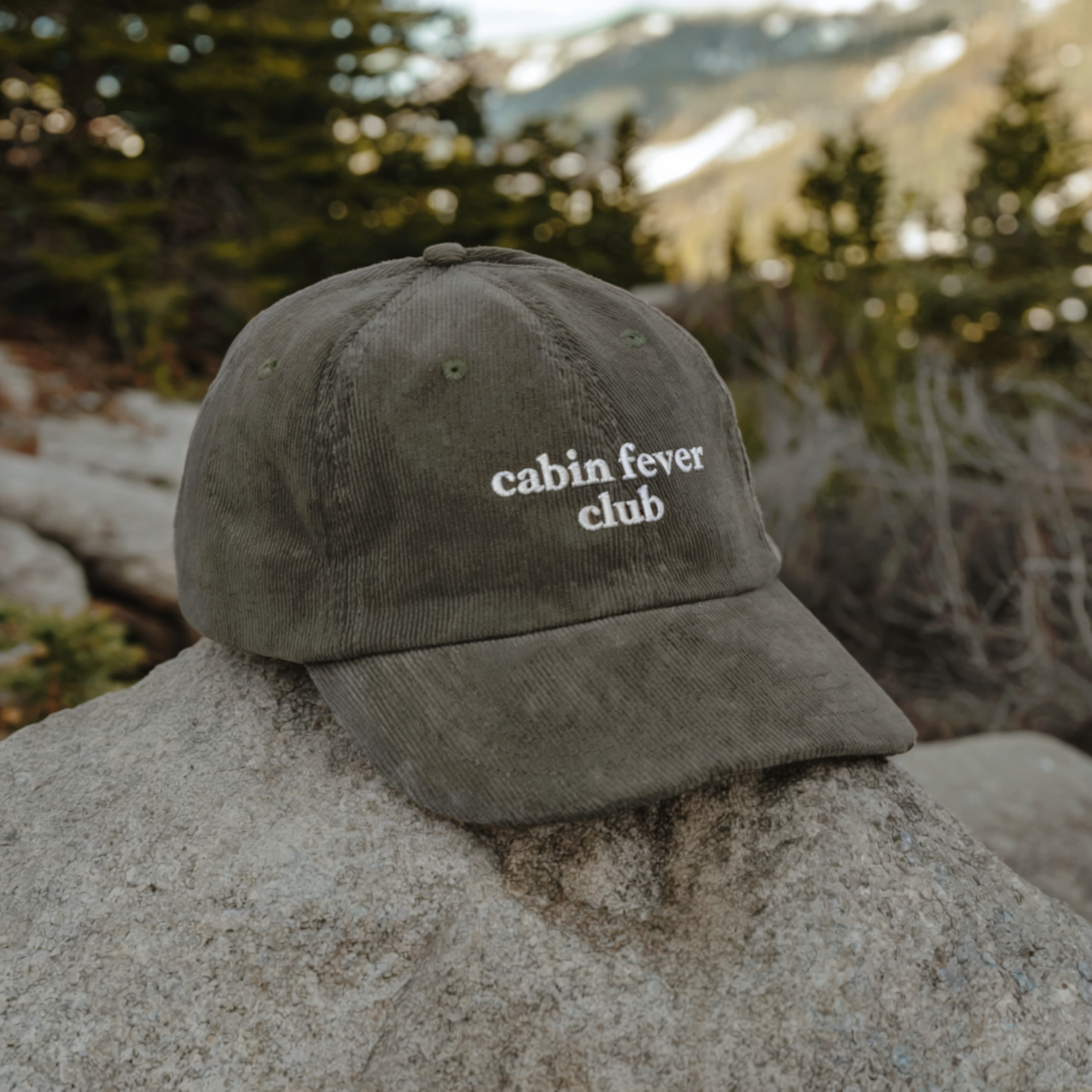 Cabin Fever Club Corduroy Cap