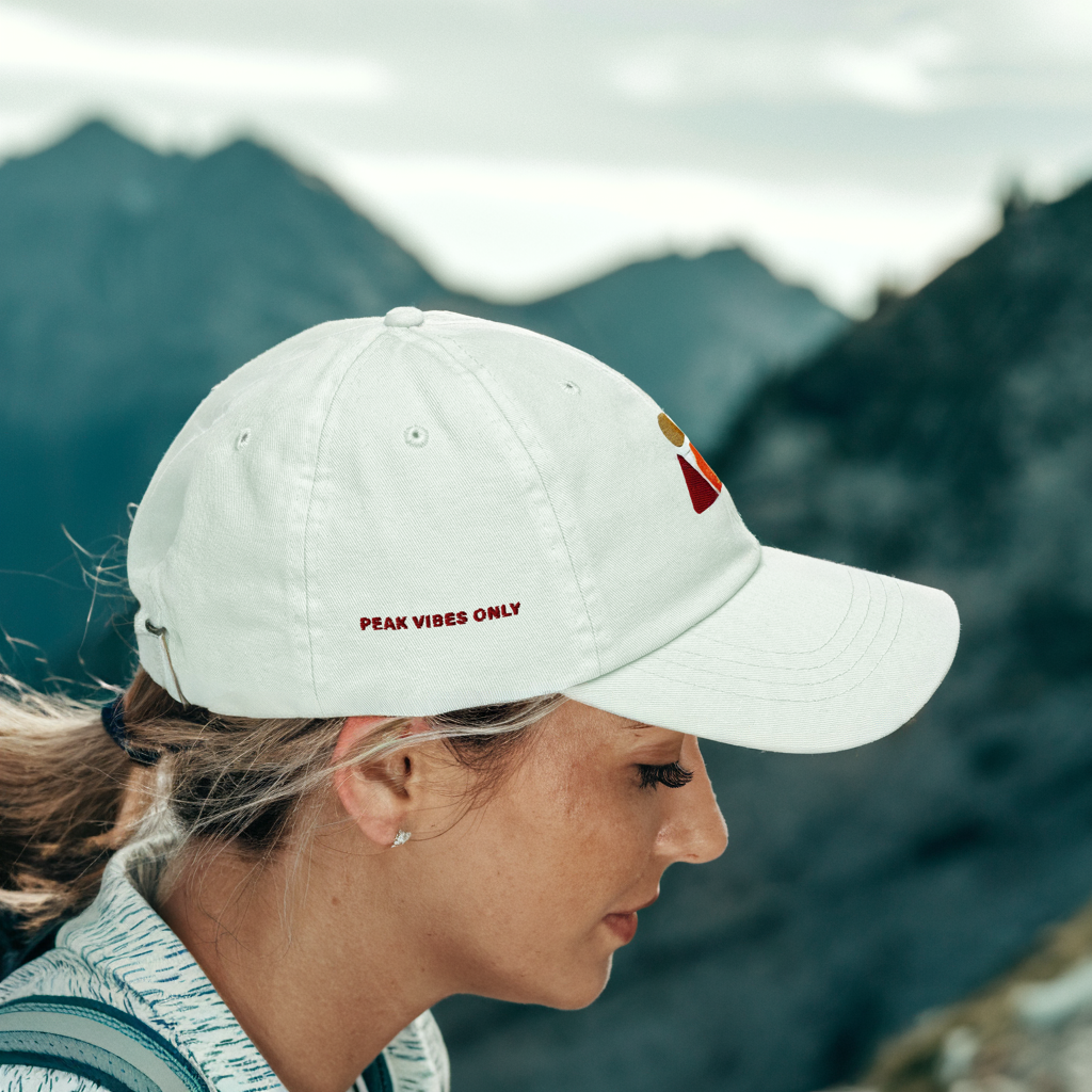 ⛰️ Peak Vibes Only Chino Hat (Dewdrop Mint)