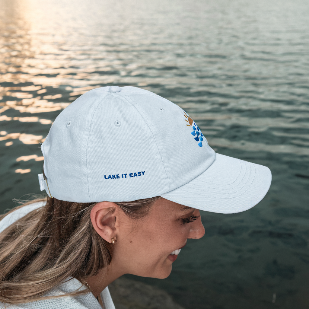 🌊 Lake It Easy Chino Hat (Morning Fog)