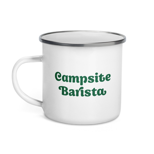 Campsite Barista Camp Mug - Campy Goods and Gear