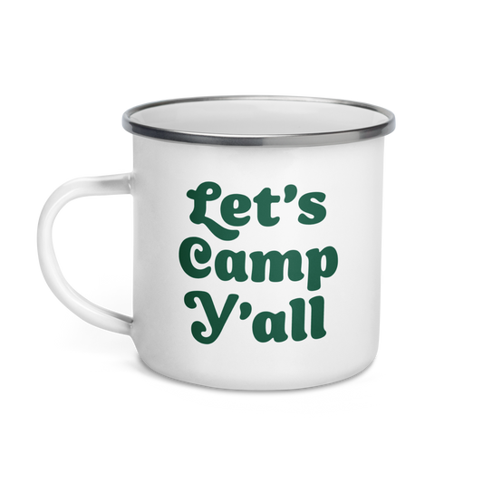 Let's Camp Y'all Camp Mug - Campy Goods and Gear