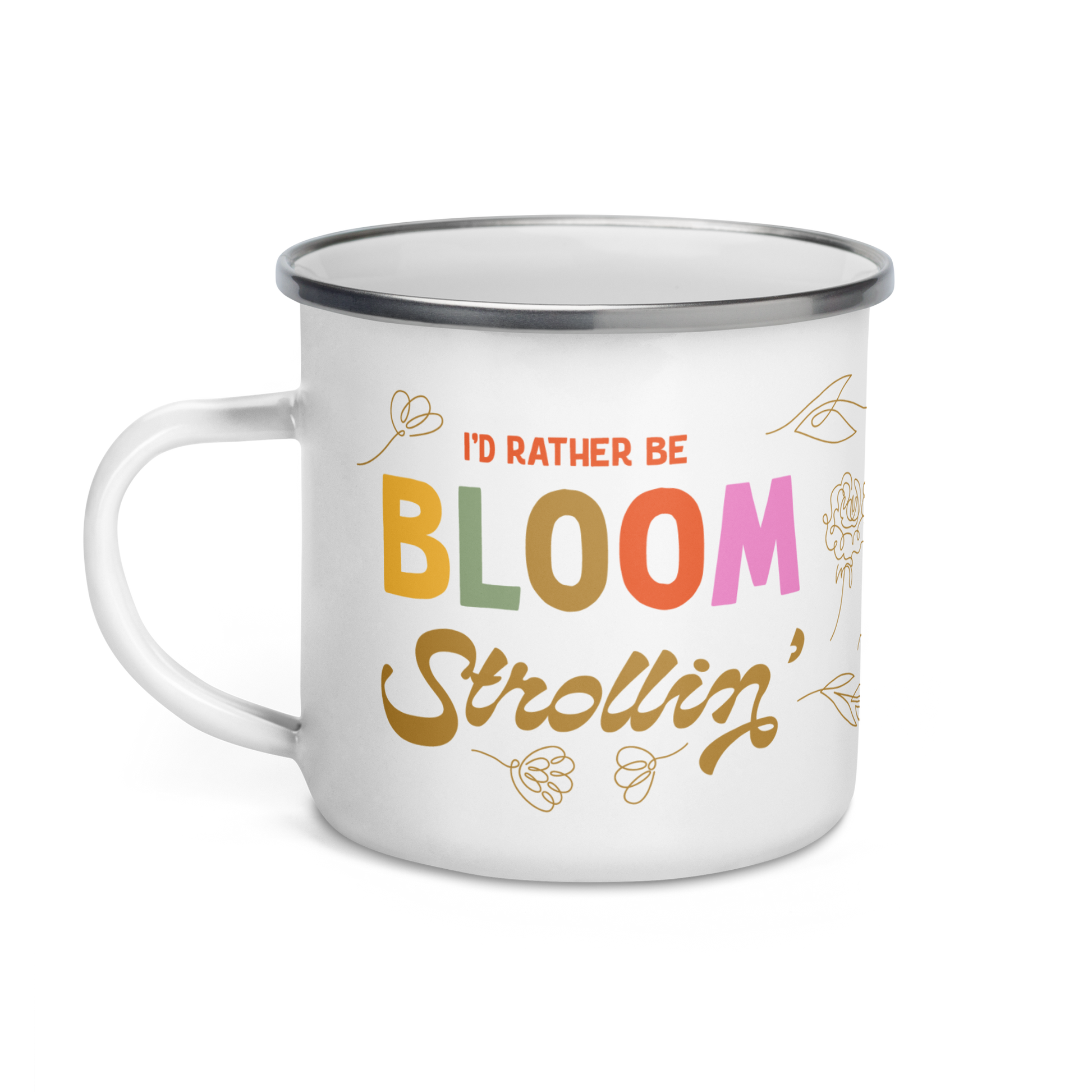 Bloom Strollin' Camp Mug - Campy Goods and Gear