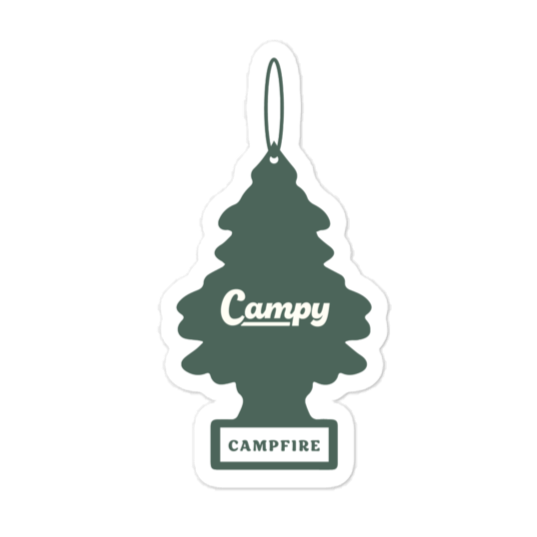 Campy Air Freshener Sticker - Campy Goods and Gear