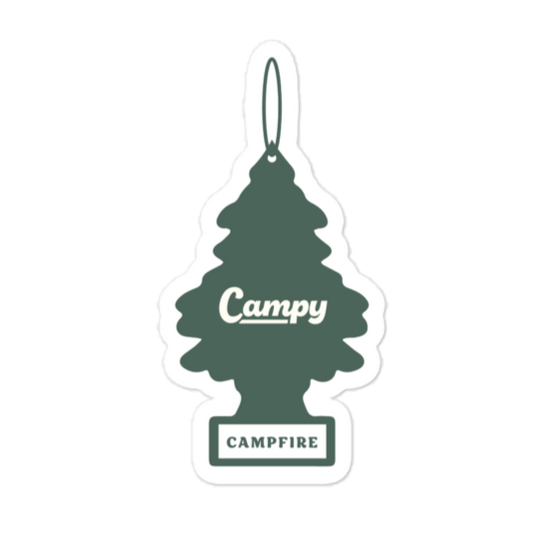 Campy Air Freshener Sticker - Campy Goods and Gear