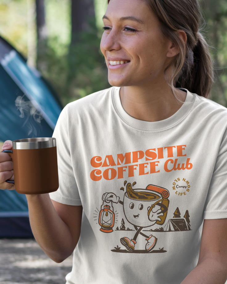 Campsite Coffee Club Tee