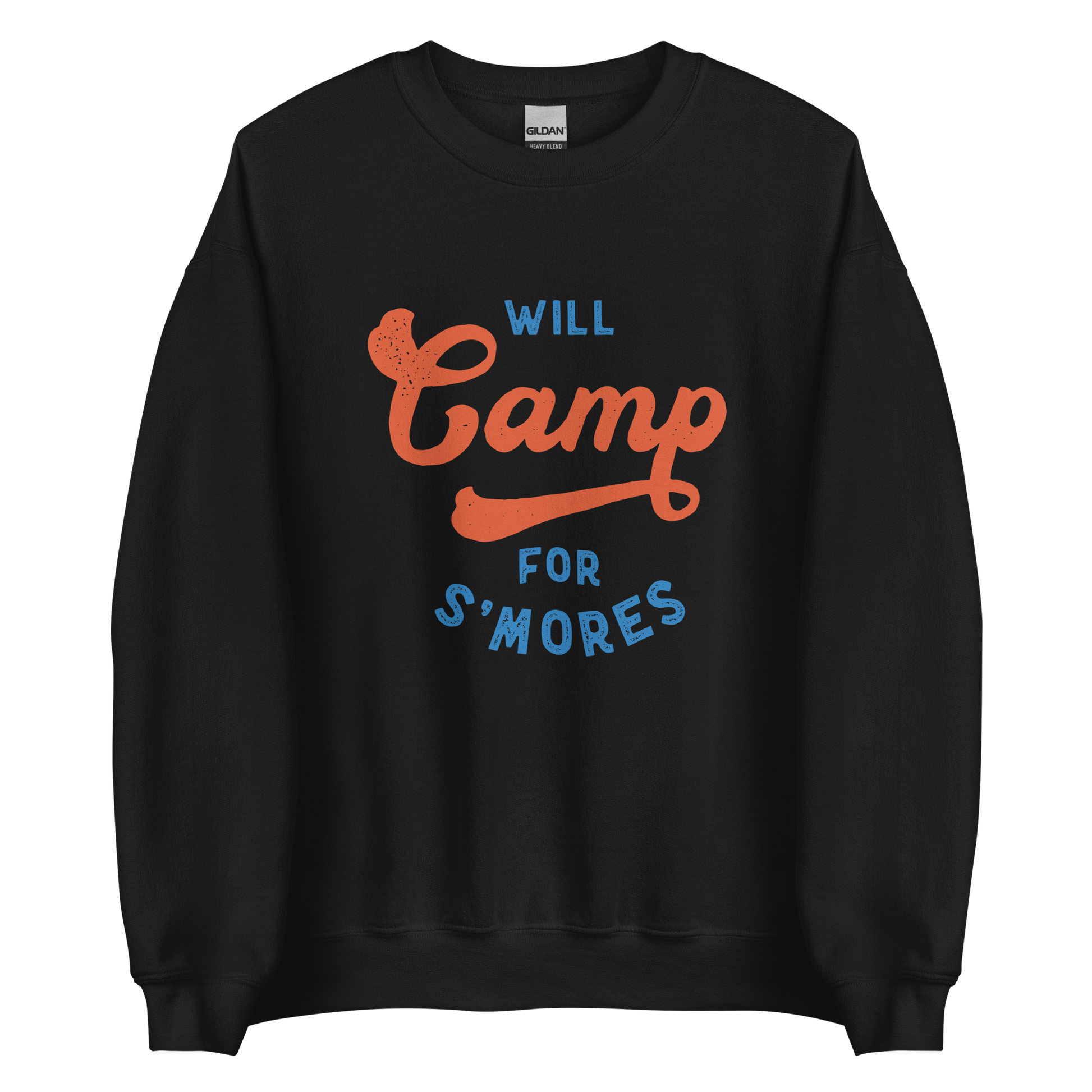 Will Camp for Smores Sweatshirt - Campy Goods and Gear