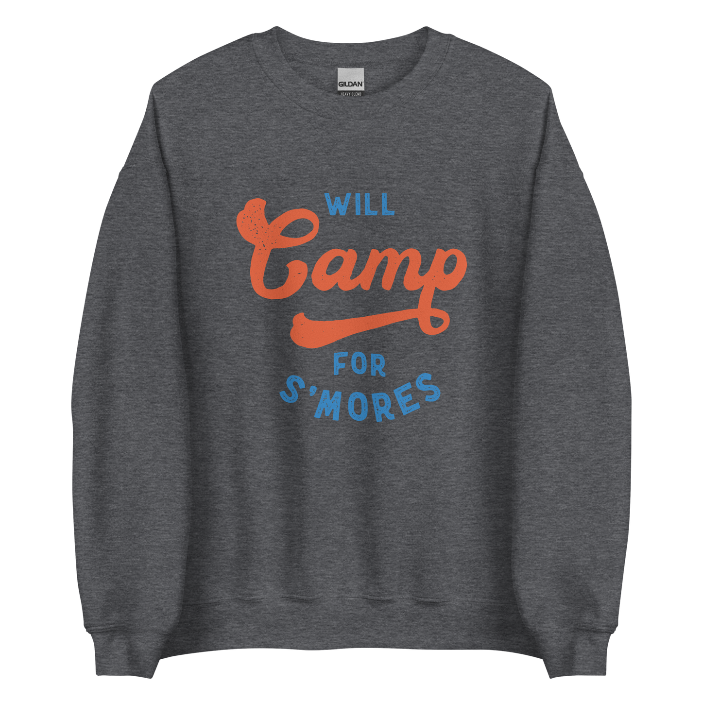 Will Camp for Smores Sweatshirt - Campy Goods and Gear