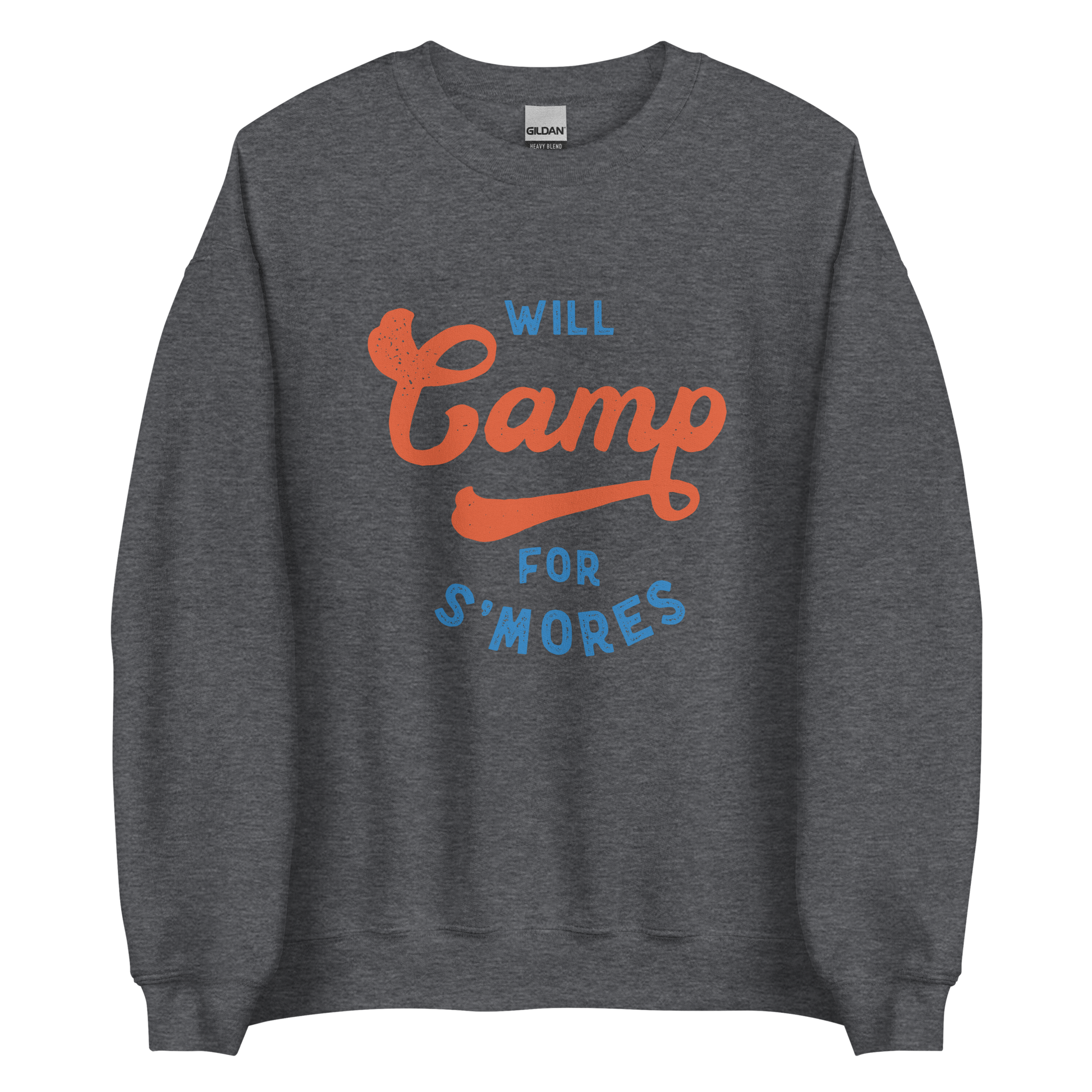 Will Camp for Smores Sweatshirt - Campy Goods and Gear