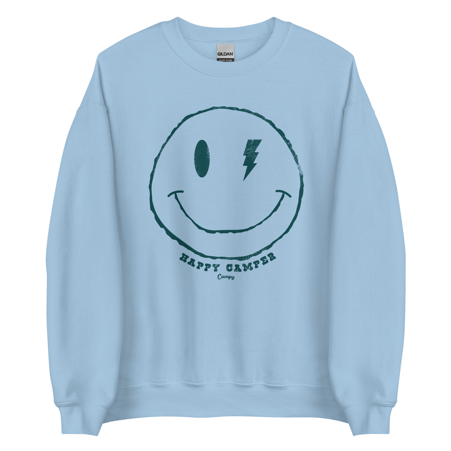 Happy Camper Sweatshirt - Campy Goods and Gear