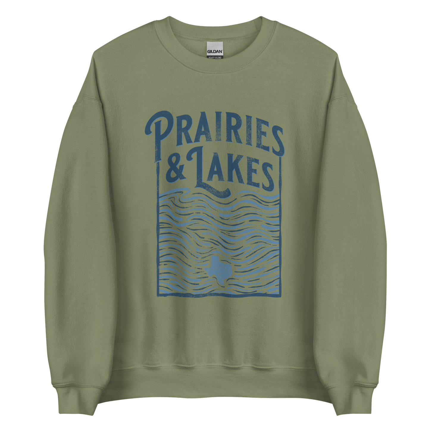 TX Terrains - Prairies and Lakes Sweatshirt - Campy Goods and Gear