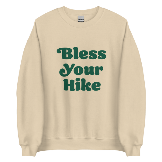 Bless Your Hike Sweatshirt - Campy Goods and Gear
