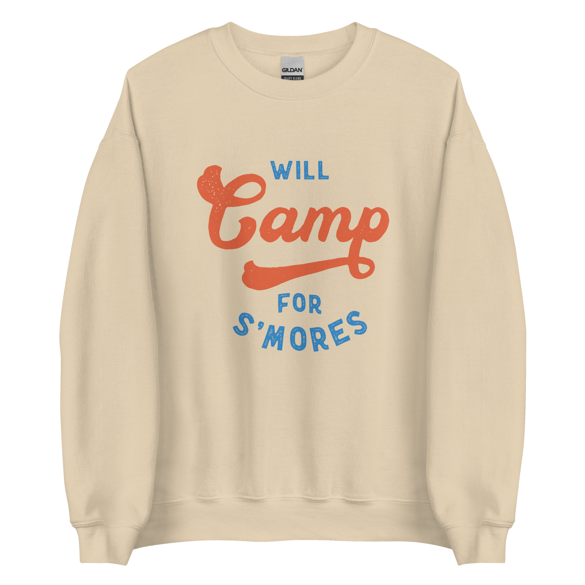 Will Camp for Smores Sweatshirt - Campy Goods and Gear