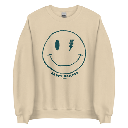 Happy Camper Sweatshirt - Campy Goods and Gear