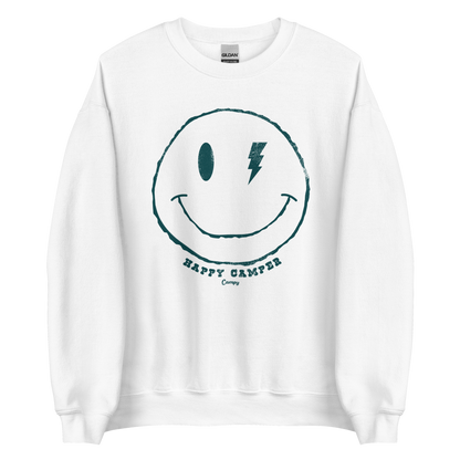 Happy Camper Sweatshirt - Campy Goods and Gear