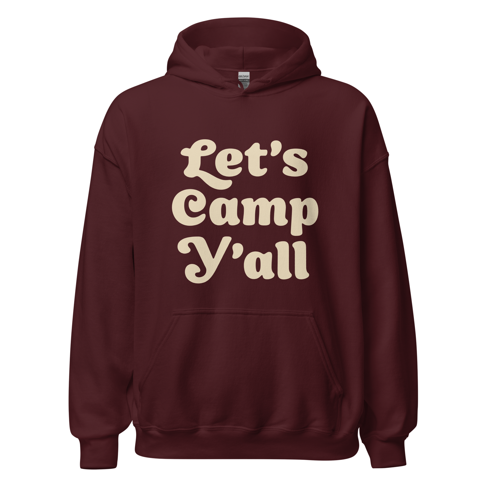 Let's Camp Y'all Hoodie - Campy Goods and Gear