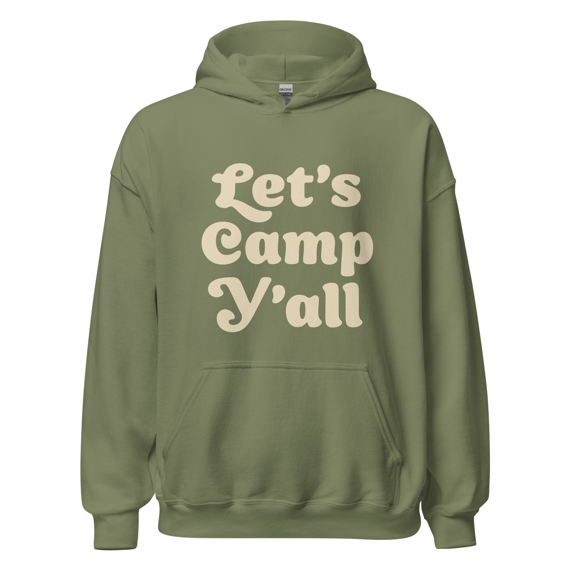 Let's Camp Y'all Hoodie - Campy Goods and Gear