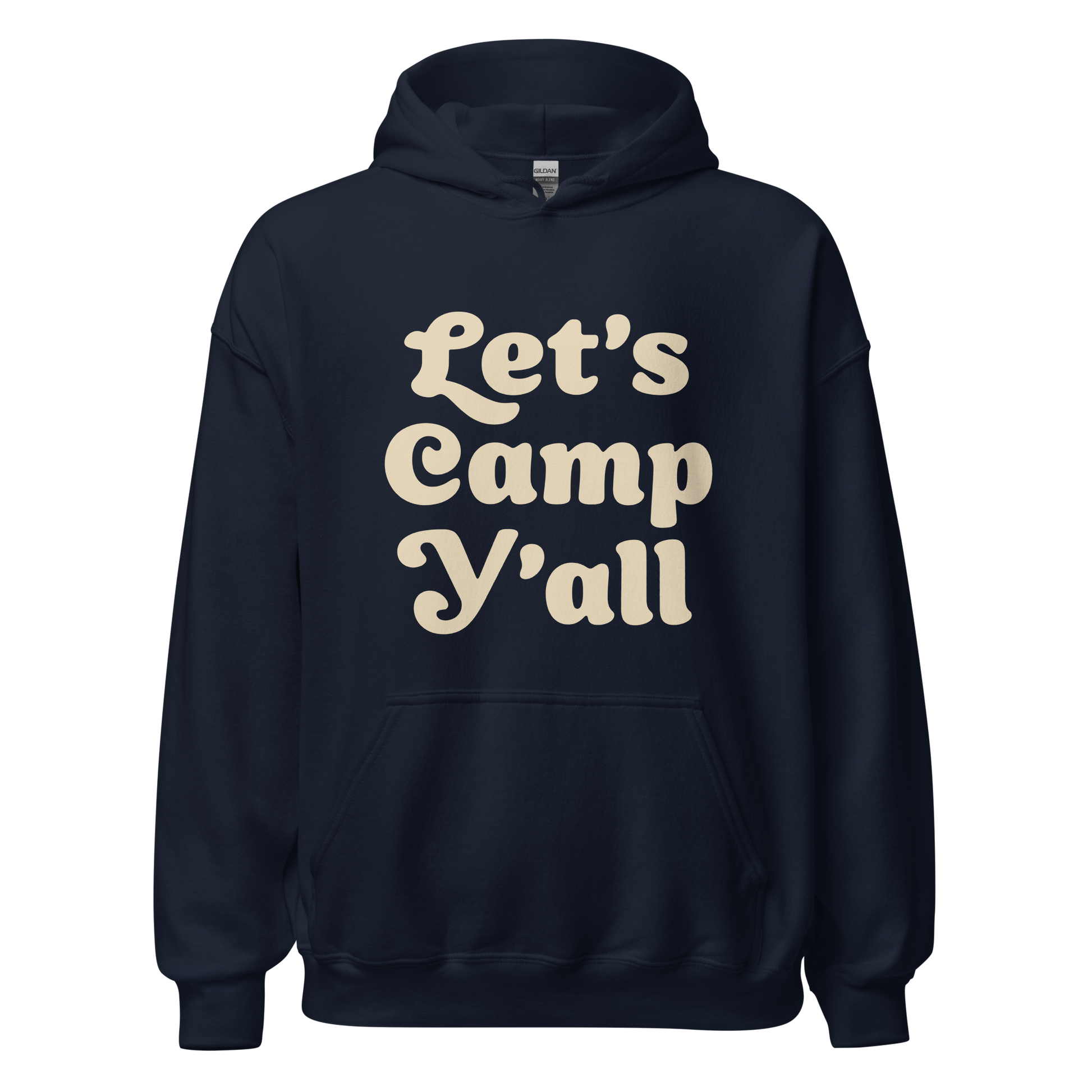 Let's Camp Y'all Hoodie - Campy Goods and Gear