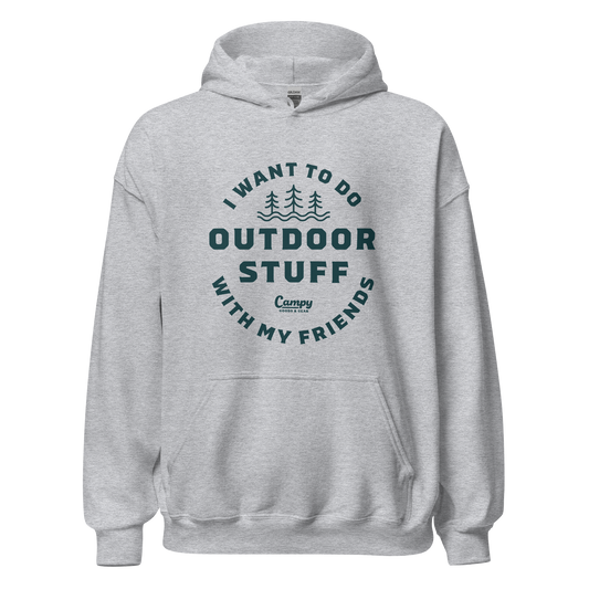 Outdoor Stuff Hoodie - Campy Goods and Gear