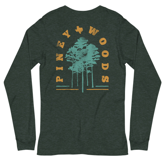 TX Terrains - Piney Woods Long Sleeve Tee - Campy Goods and Gear