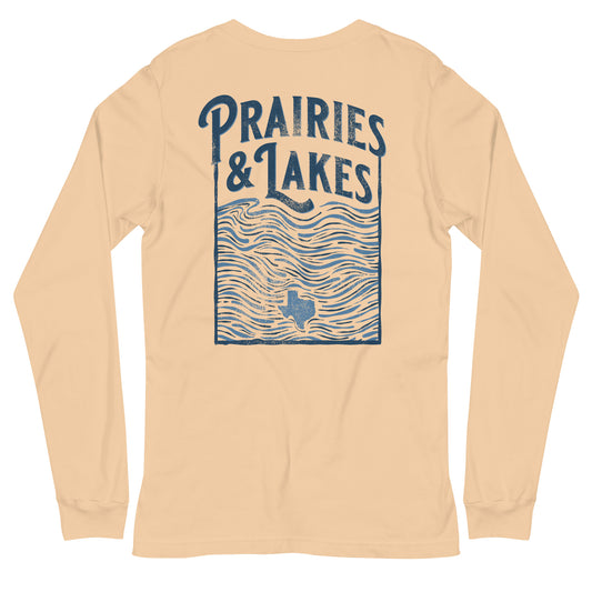 TX Terrains - Prairies and Lakes Long Sleeve Tee - Campy Goods and Gear