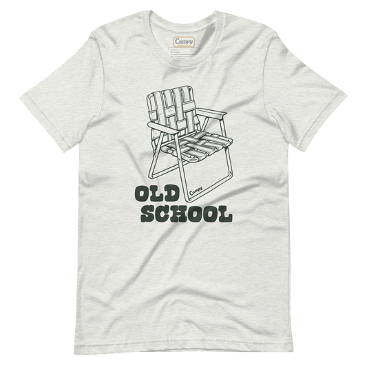 Old School Camping Tee - Campy Goods and Gear
