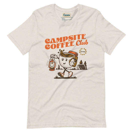 Campsite Coffee Club Tee - Campy Goods and Gear