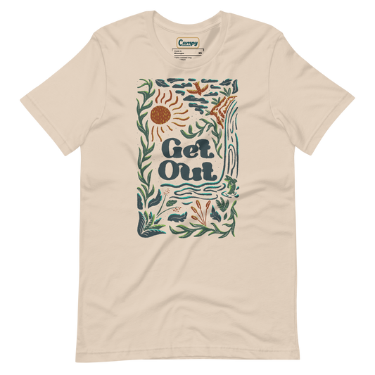 Get Out Tee - Campy Goods and Gear