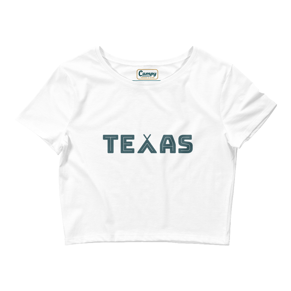 Texas Camping Women’s Crop Tee