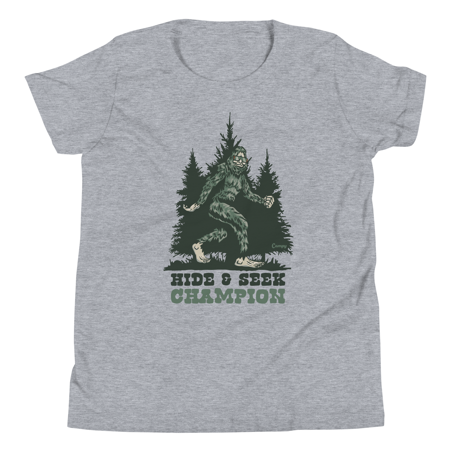 Squatch Hide & Seek Champ Youth Tee