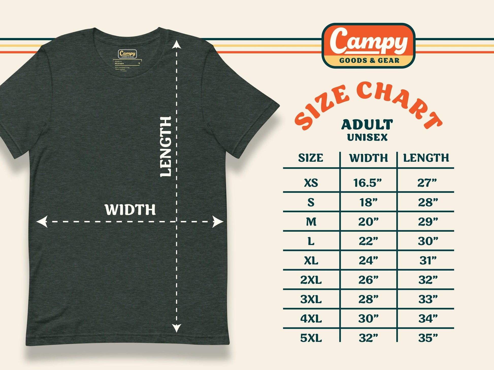 Texas Regions Graphic Adult Tee - Heather Forest - Campy Goods and Gear