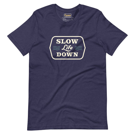 Slow Life Down Tee - Campy Goods and Gear