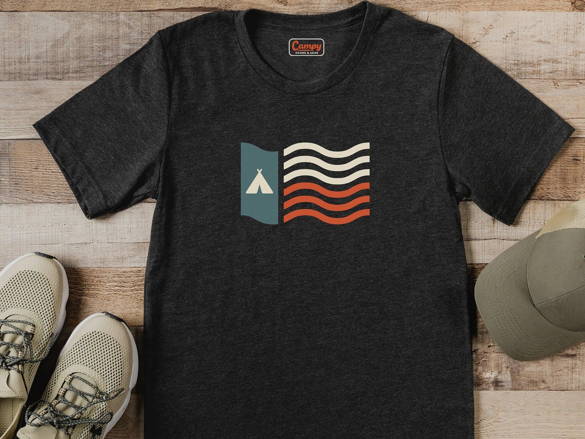 Camping Texas Tee - Campy Goods and Gear