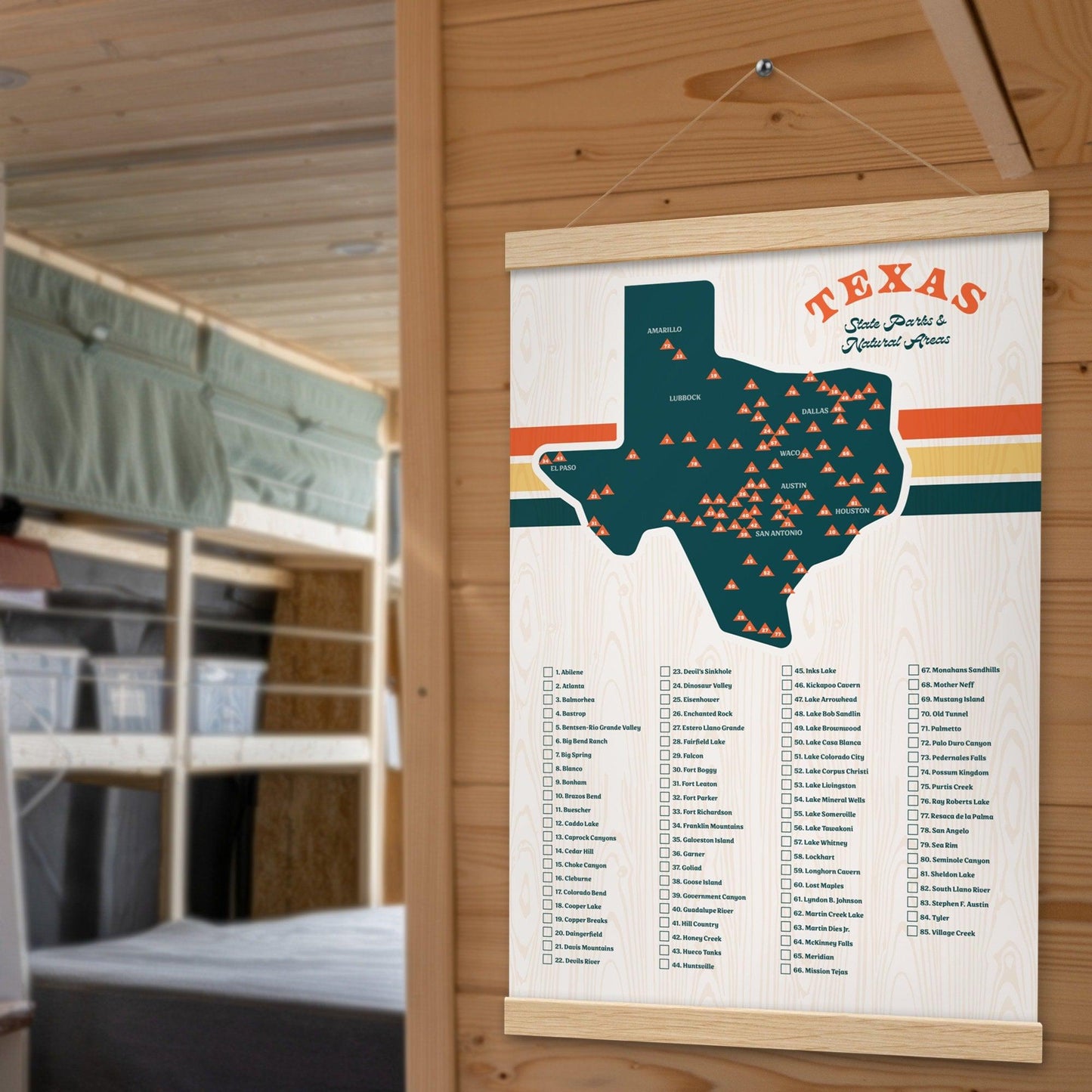 Texas State Park Checklist - Campy Goods and Gear