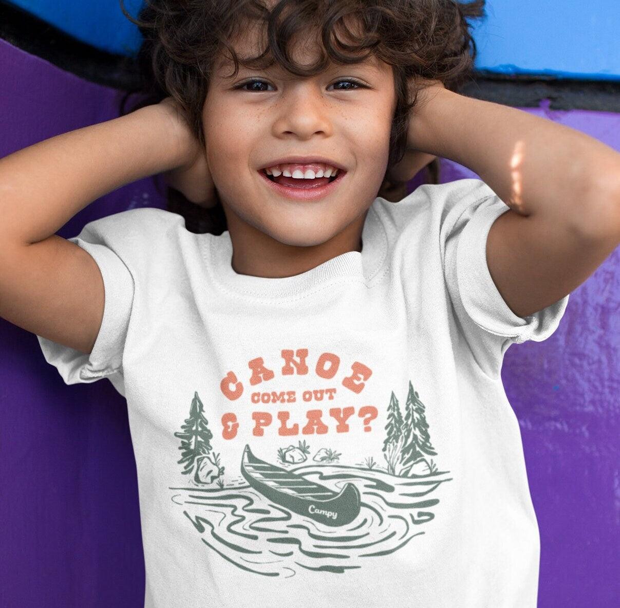 Canoe Come Out and Play Youth Tee - Campy Goods and Gear