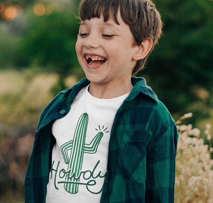 Howdy Youth Shirt - Campy Goods and Gear